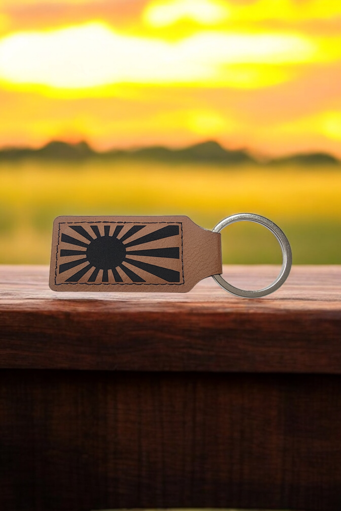 Land of the Rising Sun Cafe Racer Keychain