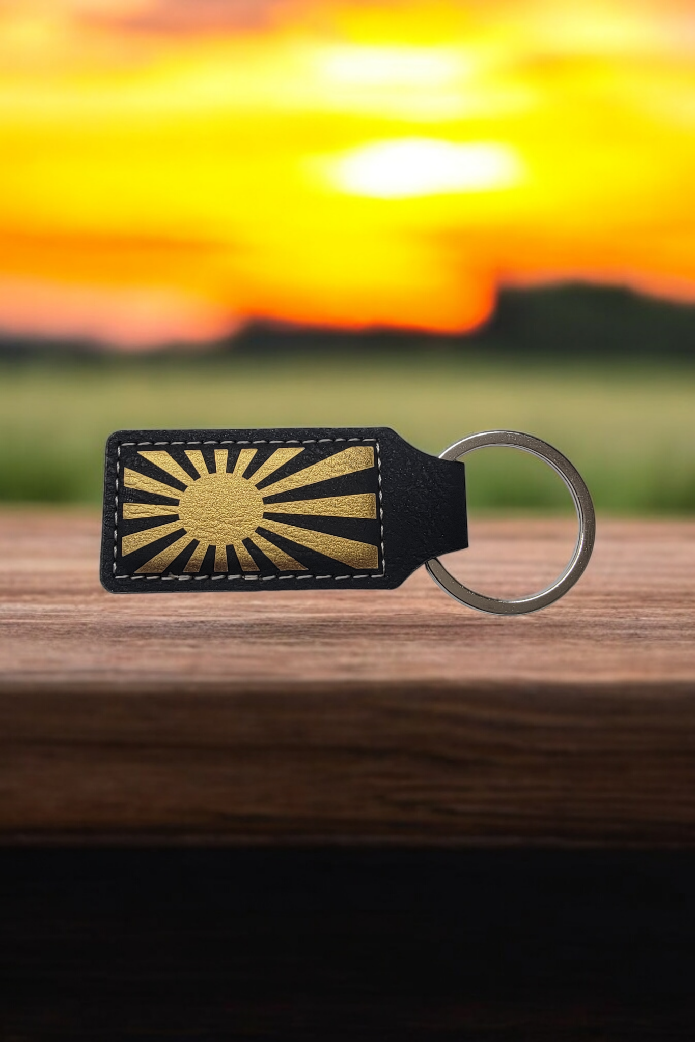 Land of the Rising Sun Cafe Racer Keychain